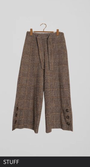 מכנסיים משבצות ZARA