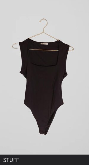 בגד גוף שחור ZARA